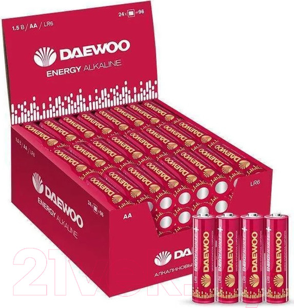 Изображение товара Комплект батареек Daewoo Energy LR6 (24шт)