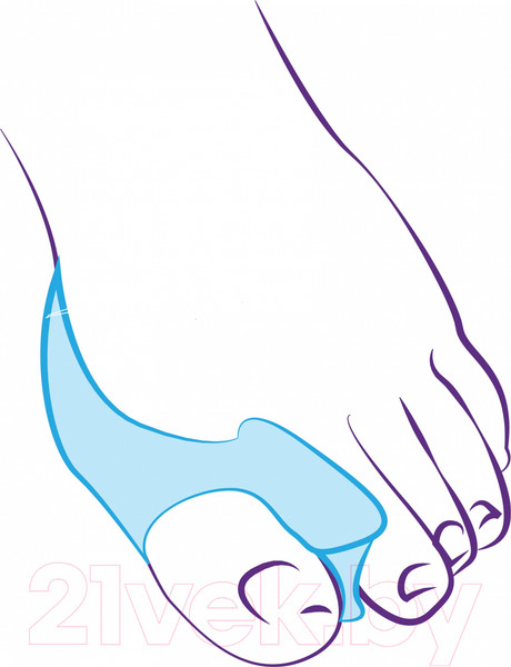 Изображение товара Межпальцевая перегородка Trives СТ-52 с протектором