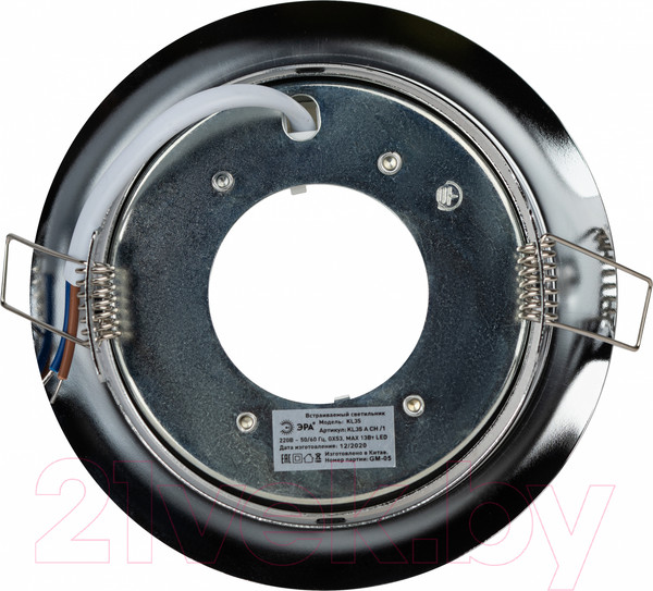 Изображение товара Точечный светильник ЭРА KL35 A CH /1 / Б0049556