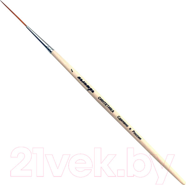 Изображение товара Кисть для рисования ПАЛИТРА Синтетика шляпер 1.0 / пЖС4-Ш1.00Б