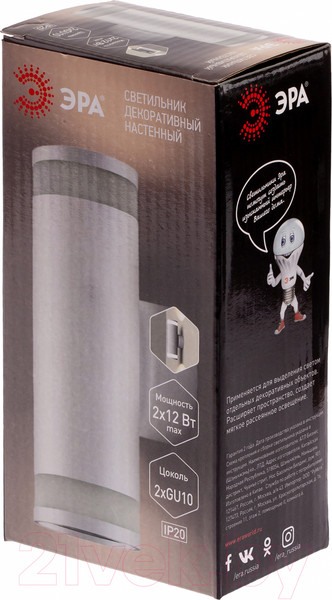 Изображение товара Бра ЭРА WL30 GU10 WH / Б0049015