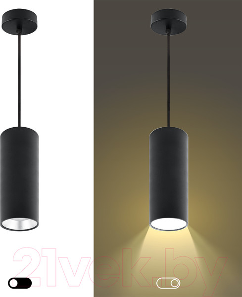 Изображение товара Потолочный светильник ЭРА PL12 GX53 BK/SL / Б0048544