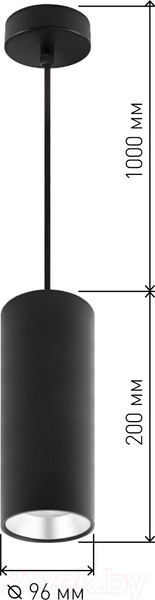 Изображение товара Потолочный светильник ЭРА PL12 GX53 BK/SL / Б0048544