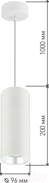 Изображение товара Потолочный светильник ЭРА PL12 GX53 WH/SL / Б0048543