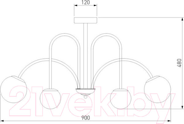 Изображение товара Люстра Евросвет 30177/6 (хром)