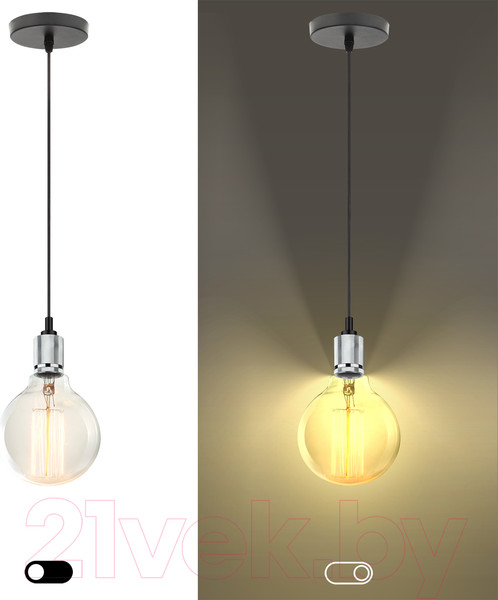 Изображение товара Потолочный светильник ЭРА PL13 E27-8 CH / Б0048529