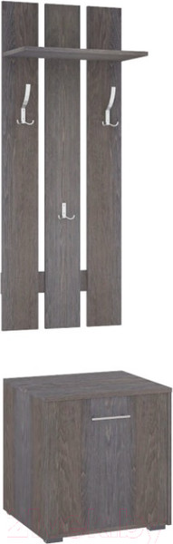Изображение товара Секция в прихожую Кортекс-мебель Лара СП2 (береза)