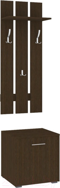 Изображение товара Секция в прихожую Кортекс-мебель Лара СП2 (венге)