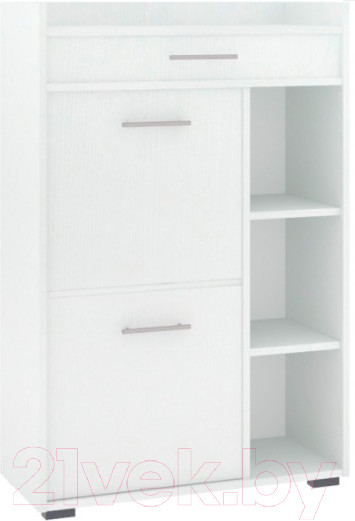 Изображение товара Тумба в прихожую Кортекс-мебель Лара ТП4 (белый)