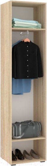 Изображение товара Шкаф-пенал Кортекс-мебель Лара ШП1-45 (дуб сонома)