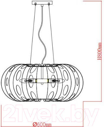 Изображение товара Люстра Rivoli Meike 4080-205 / Б0047924