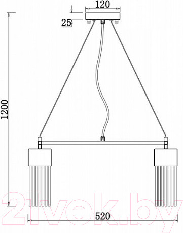 Изображение товара Люстра Freya Esala FR5050PL-05N