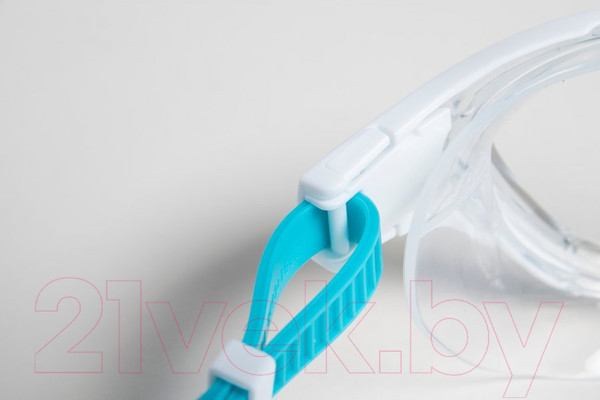 Изображение товара Очки для плавания ARENA The One Mask Jr / 004309 202 (белый/голубой)