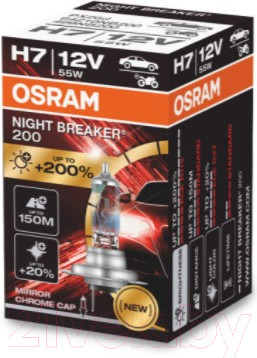 Изображение товара Автомобильная лампа Osram H7 64210NB200