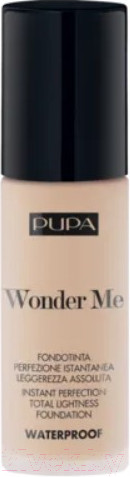 Изображение товара Тональный крем Pupa Wonder Me Instant Perfection Total Lightness Foundation тон 010 (30мл)