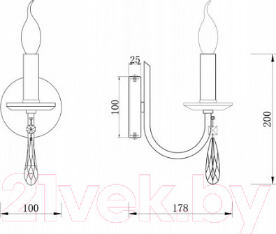 Изображение товара Бра Freya Forte FR1006WL-01N
