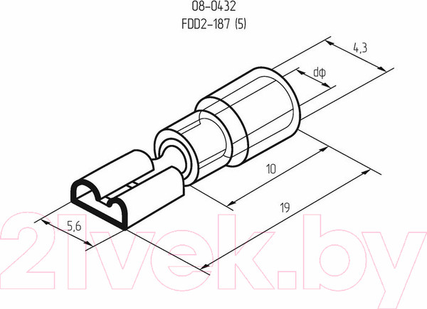Изображение товара Клемма Rexant 06-0384-A (10шт)
