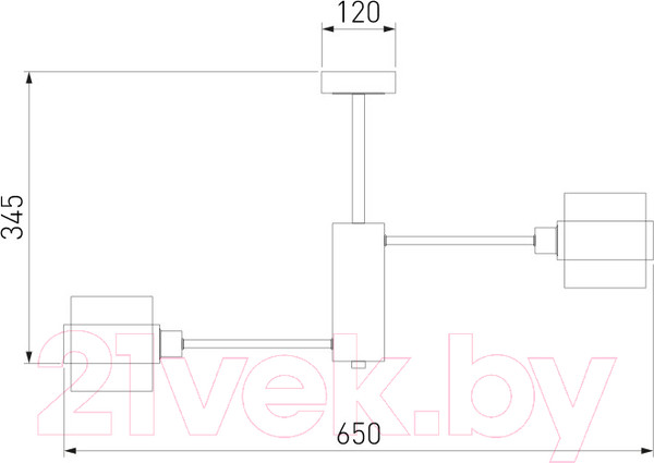 Изображение товара Люстра Евросвет 70127/6 (черный)