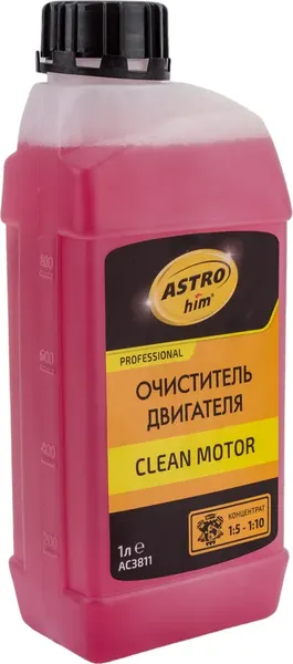 Изображение товара Очиститель двигателя ASTROhim Clean Motor концентрат 1:5-1:10 / Ас-3811 (1л)