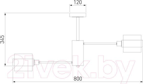 Изображение товара Люстра Евросвет 70127/8 (черный)