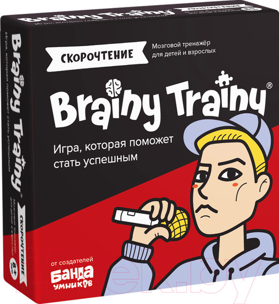 Изображение товара Настольная игра Brainy Trainy Скорочтение / УМ678