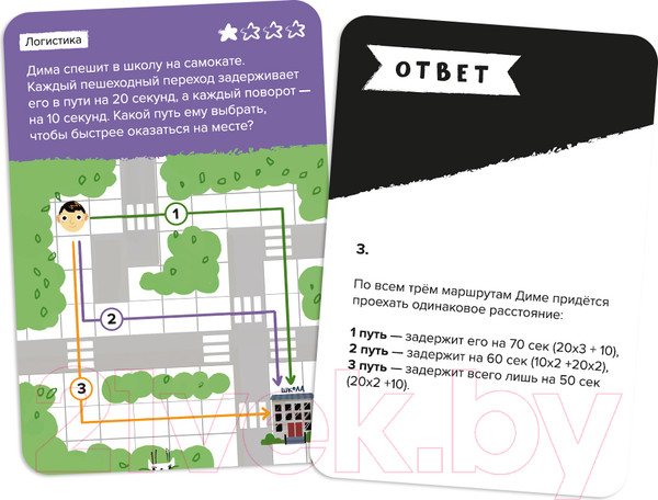 Изображение товара Настольная игра Brainy Trainy Тайм-менеджмент / УМ677