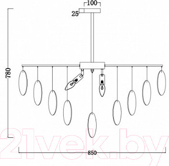 Изображение товара Люстра Freya Porto FR5104PL-08BS