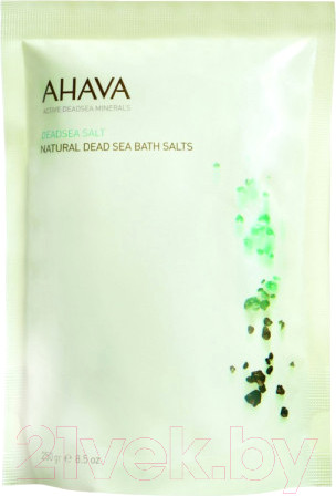 Изображение товара Соль для ванны Ahava Deadsea Salt Натуральная (250г)
