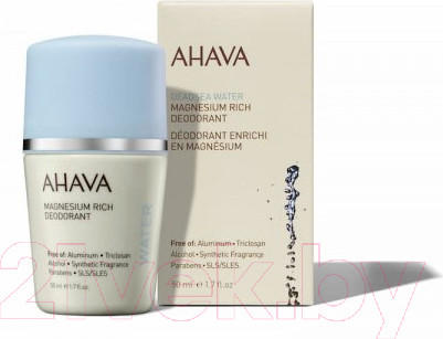 Изображение товара Дезодорант шариковый Ahava Deadsea Water богатый магнием для женщин (50мл)