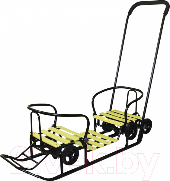 Изображение товара Санки детские GalaXy Погодки универсал 1 (черный/лимон)