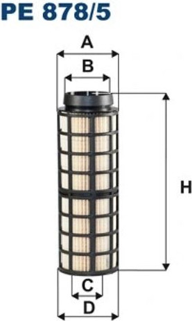 Изображение товара Топливный фильтр Filtron PE878/5