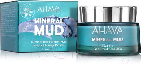 Изображение товара Маска для лица кремовая Ahava Mineral Mud Masks Очищающая Детокс (50мл)
