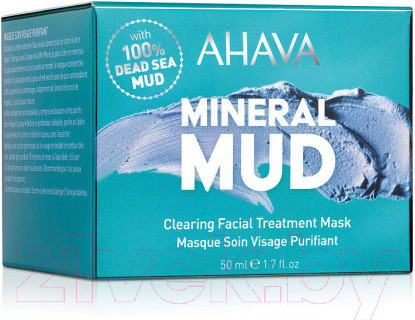 Изображение товара Маска для лица кремовая Ahava Mineral Mud Masks Очищающая Детокс (50мл)