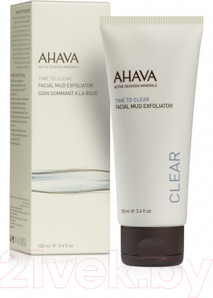 Изображение товара Пилинг для лица Ahava Time To Clear Грязевый (100мл)