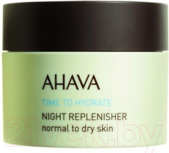 Изображение товара Крем для лица Ahava Time To Hydrate Ночной восстан-щий для нормальной и сухой кожи (50мл)