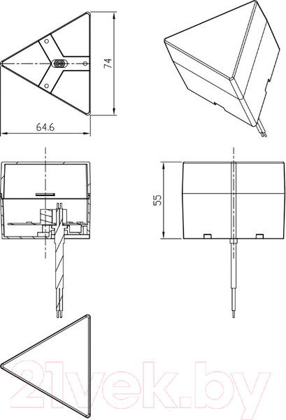 Изображение товара Светодиодный модуль для светильника ЭРА SML-AC-W-4K-03 / Б0050956