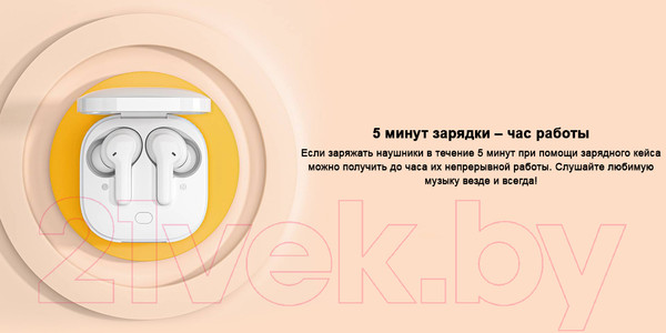 Изображение товара Беспроводные наушники QCY T13 (черный)