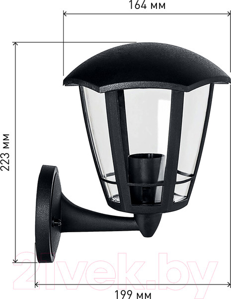 Изображение товара Бра уличное ЭРА Дели1 НБУ 07-40-003 / Б0051187