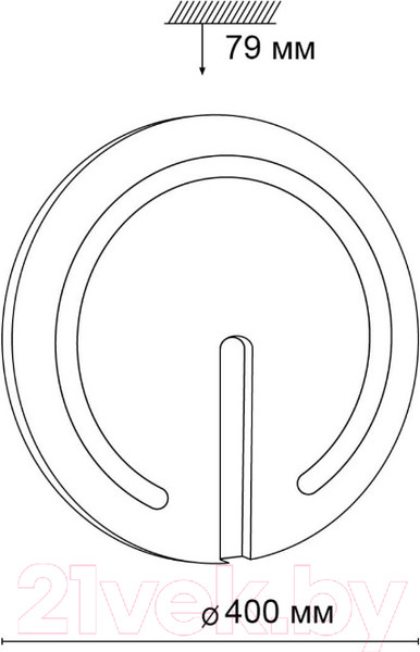 Изображение товара Потолочный светильник Sonex Button 3041/DL