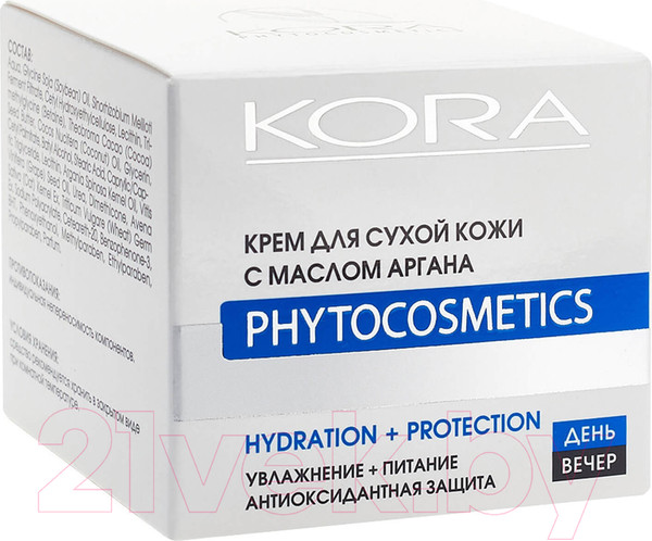 Изображение товара Крем для лица Kora Для сухой кожи с маслом арганы на термальной воде (50мл)