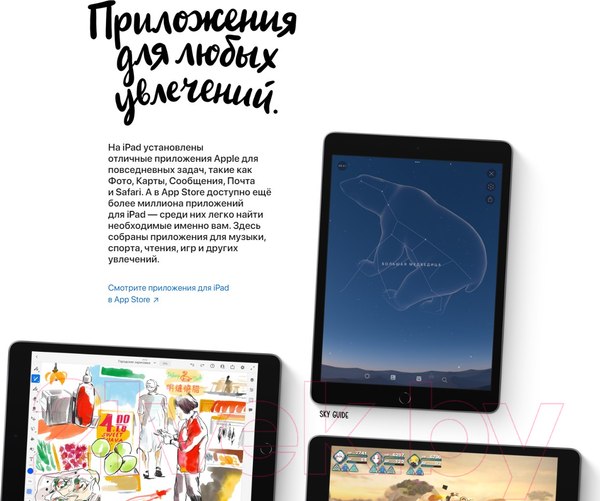 Изображение товара Планшет Apple iPad 9 Gen 10.2 Wi-Fi 64GB A2602 / MK2K3 (серый космос)