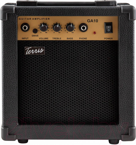 Изображение товара Электрогитара Terris Tpack-1 BK + комбик, чехол, стойка, тюнер