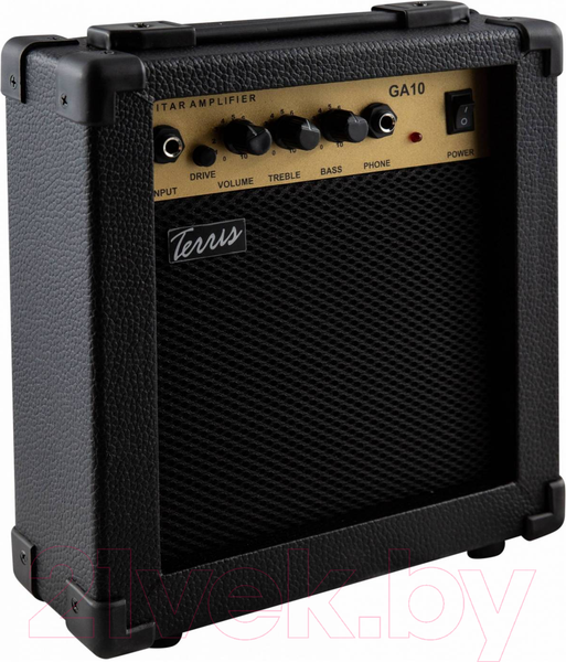 Изображение товара Электрогитара Terris Tpack-1 BK + комбик, чехол, стойка, тюнер