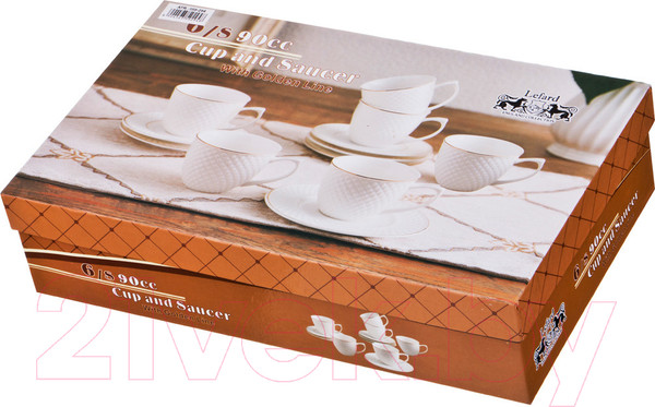 Изображение товара Набор для чая/кофе Lefard Диаманд голд / 359-294