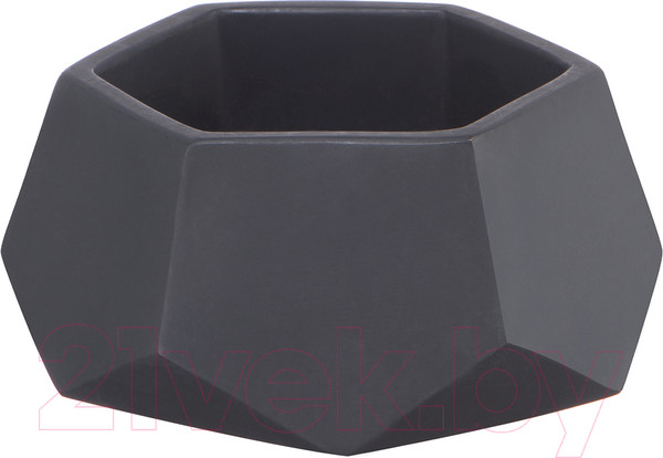 Изображение товара Кашпо Вещицы Соты / Kras27 (220мл, антрацит)