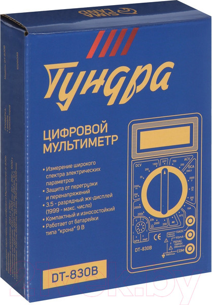 Изображение товара Мультиметр цифровой Tundra 1026049