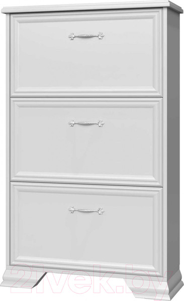 Изображение товара Тумба для обуви Bravo Мебель Грация (белый/белый)