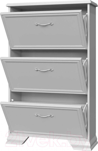 Изображение товара Тумба для обуви Bravo Мебель Грация (белый/белый)