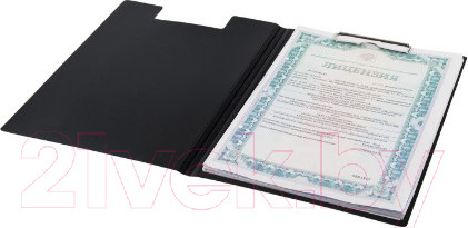 Изображение товара Планшет с зажимом Brauberg Стандарт А4 / 221646 (черный)