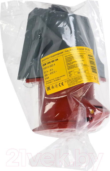Изображение товара Розетка силовая IEK PSR12-032-4
